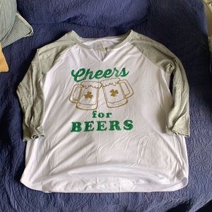 Size XXL Target St. Patrick’s Day 3/4 sleeve shirt